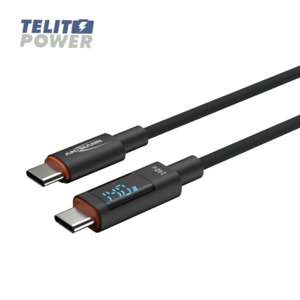 ANSMANN USB tip C na USB tip C kabl dužine 120cm sa LCD displejom - EP3284217