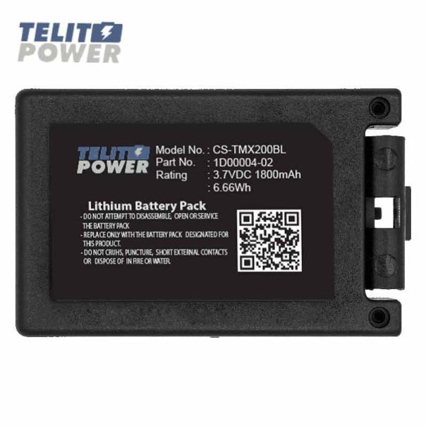 CAMERON SINO Baterija CS-TMX200BL za TG-TXMN daljinsku kontrolu krana Li-Ion 3.7V 1800mAh - EP3286811