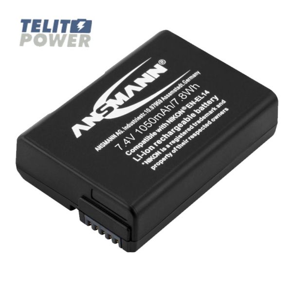 ANSMANN Baterija Li-Ion 7.4V 1050mAh za NIKON kamere A-Nik EN EL 14 ANSMANN - EP3283944