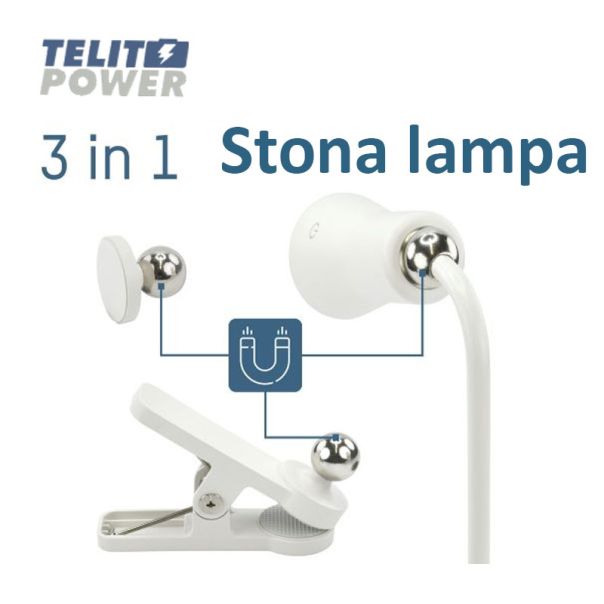 ANSMANN 3 u 1 LED punjiva LED stolna lampa sa Li-Ion baterijom i dimerom - EP3284757