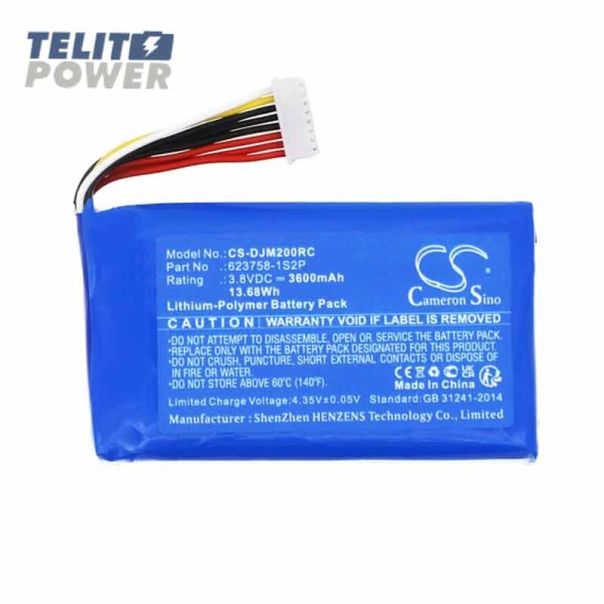 CAMERON SINO CS-DJM200RC baterija za DJI Mavic 2 Pro daljinski upravljač – 3.8V 3600mAh - EP3286607