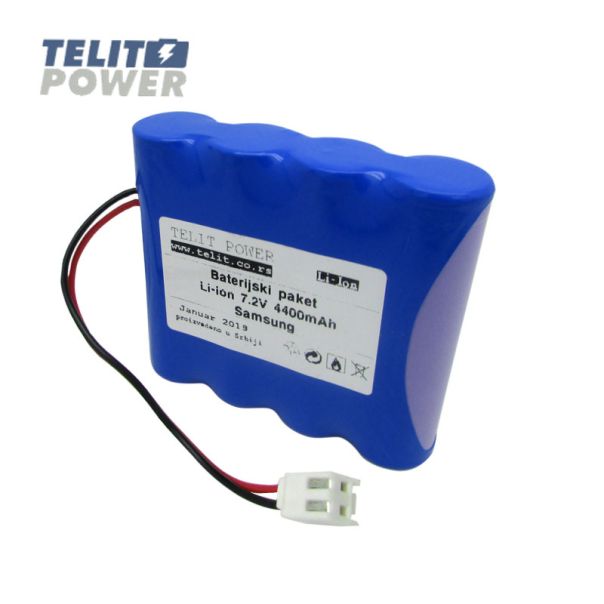 TELIT POWER Schiller Cardiovit AT-102 Plus Li-ion paket 7,2 V 4400 mAh Samsung - EP3287309