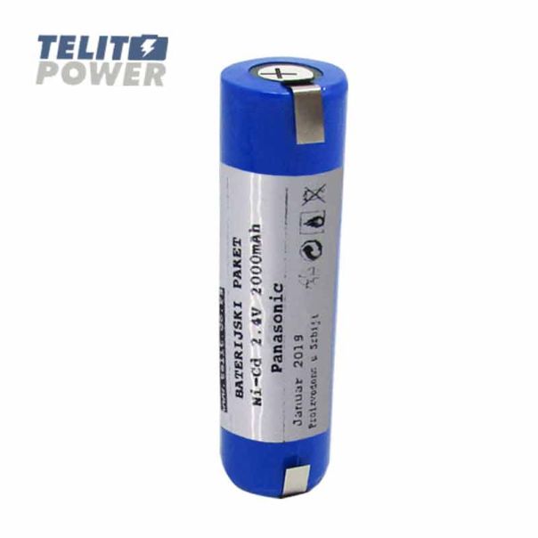 TELIT POWER Baterija NiCd 2.4V 2000mAh Panasonic za ZEPTER ručni masažer LG-818 - EP3286215