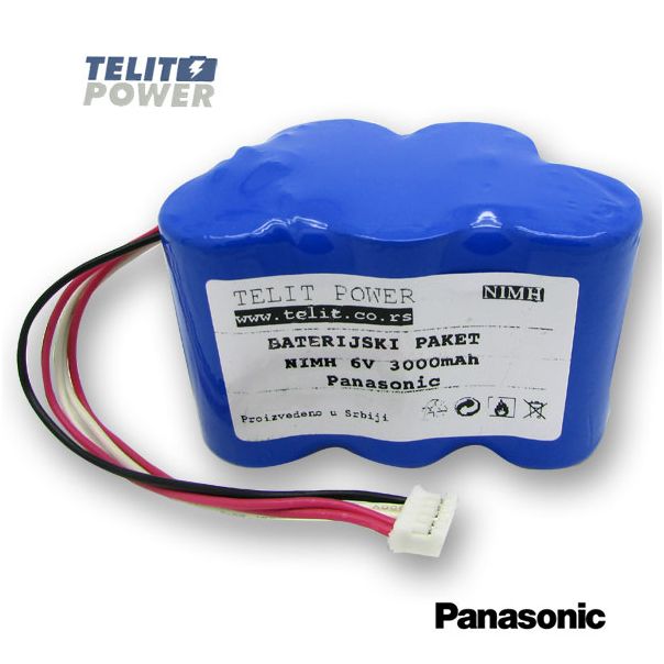 TELIT POWER Fresenius MCM440 PT NiMH paket 6 V 3000 mAh Panasonic - EP3283512