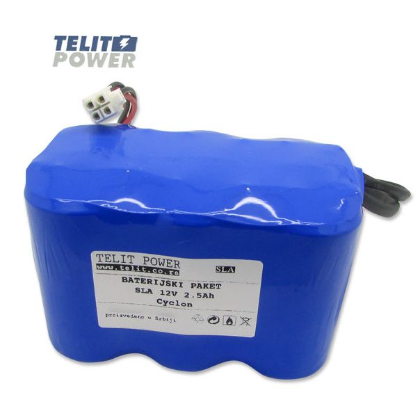 TELIT POWER Baterija SLA 12V 2500mAh CYCLON za LCSU kompaktnu pumpu za usisavanje - EP3285494