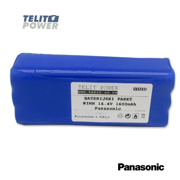 TELIT POWER Baterija NiMH 14.4V 1600mAh Panasonic za DIRT DEVIL LIBERO M606 Robot usisivać - EP3285365