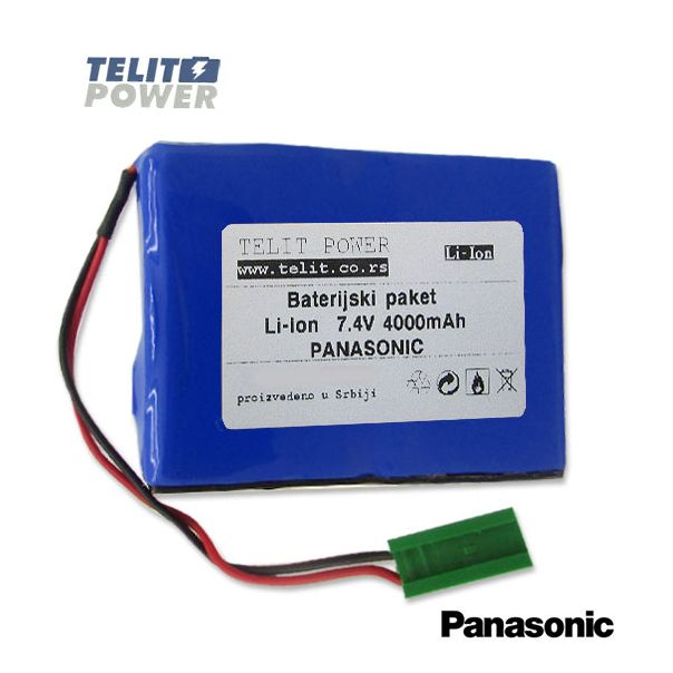 TELIT POWER Baterija za CEMB DWA 1000 mašinu za reglažu trapa Li-Ion 7.4V 4700mAh Panasonic - EP3285102