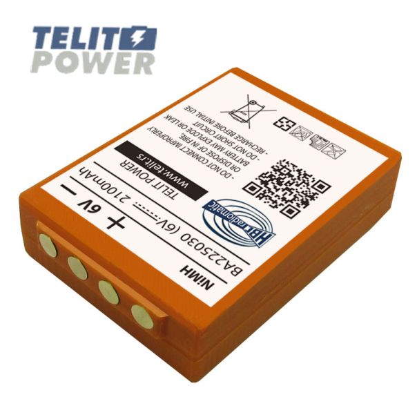TELIT POWER Baterija NiMH 6V 2100mAh Panasonic za BA225030 HBC Radiomatic - EP3286032