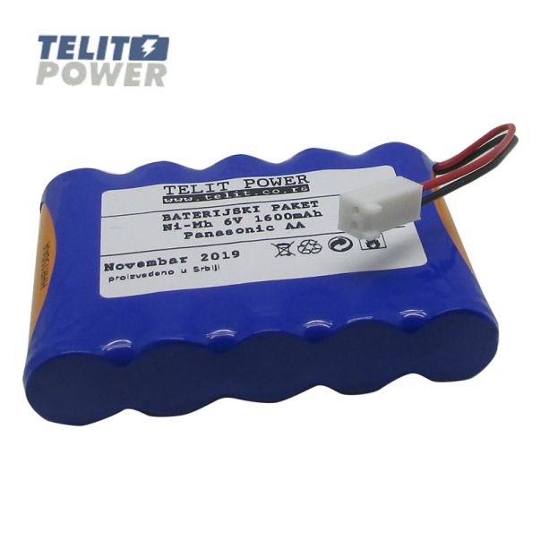 TELIT POWER Baterija NiMH 6V 1600mAh za ATOM TEX AT1117M monitor radijacije - EP3285033
