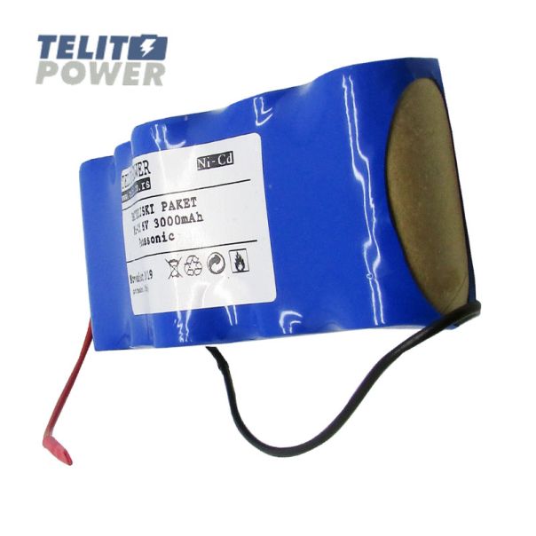 TELIT POWER Baterija NiCd 6V 3000mAh Panasonic za LASER THEIS TPL 50 HV - EP3287381