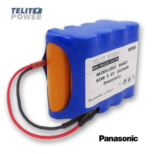 TELIT POWER Cardioline AR600 NiMH paket 9,6 V 1600 mAh Panasonic - EP3284583