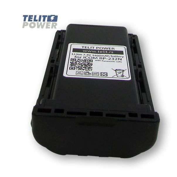 TELIT POWER Baterija BP-232N Li-Ion 7.4V 3400mAh Panasonic za radio stanicu ICOM IC-A14 - EP3284982