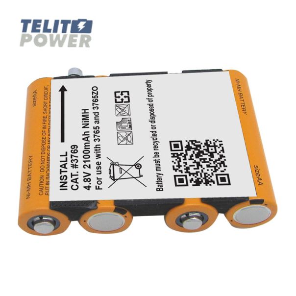 TELIT POWER Baterija PN 3769 za PELI 3765ZO LED Baterijsku lampu NiMH 4.8V 2100mAh Panasonic - EP3285846