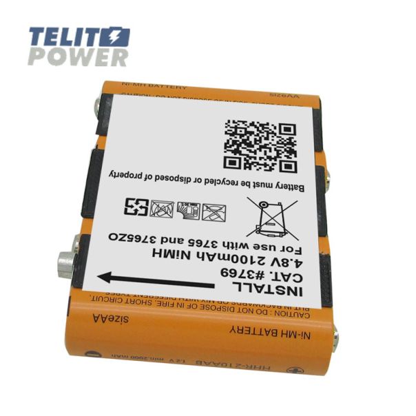 TELIT POWER Baterija PN 3769 za PELI 3765ZO LED Baterijsku lampu NiMH 4.8V 2100mAh Panasonic - EP3285846