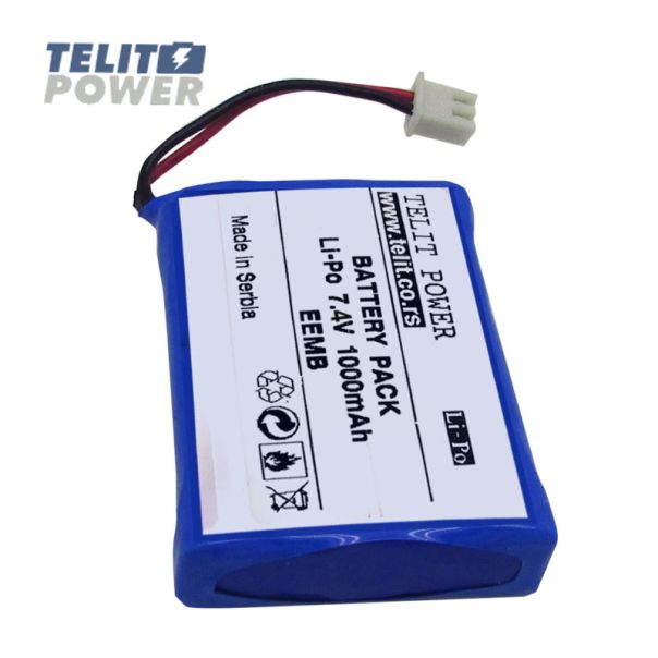 TELIT POWER Baterija Li-Po 7.4V 1000mAh za WS6933 Satlink TOTAL TV TRAGAČ SIGNALA - EP3283452