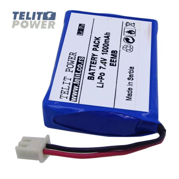 TELIT POWER Baterija Li-Po 7.4V 1000mAh za WS6933 Satlink TOTAL TV TRAGAČ SIGNALA - EP3283452