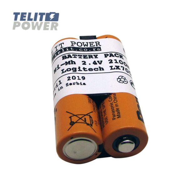 TELIT POWER Baterija za L-LC3H-AA za LOGITECH bežični Desktop LX 700, M-BAK89B NiMH 2.4V 210 - EP3286670
