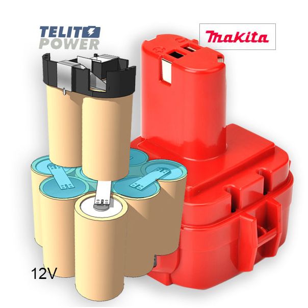 TELIT POWER 12V 2000mAh - Baterija za ručni alat MAKITA 192681-5 Panasonic - EP3286071
