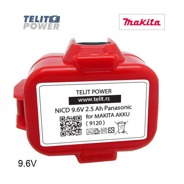 TELIT POWER 9.6V 2500mAh Panasonic - Baterija za ručni alat MAKITA 9100 9100A - EP3287546