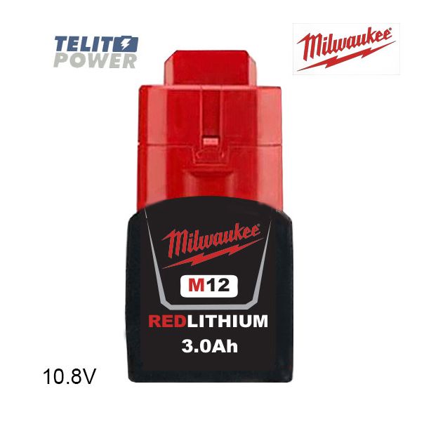 TELIT POWER Baterija za ručni alat MILWAUKEE M12 Li-Ion 10.8V 3000mAh - EP3283566