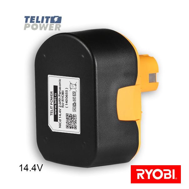 TELIT POWER 14.4V 2000mAh Panasonic - Baterija za ručni alat RYOBI 1400655, 1400656, 1400671 - EP3287354
