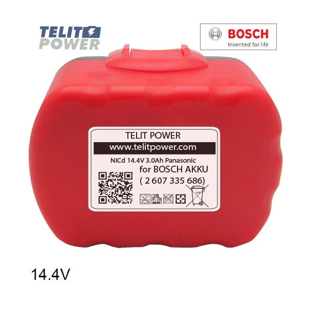 TELIT POWER 14.4V 3000mAh BOSCH BAT159 Panasonic - EP3284103