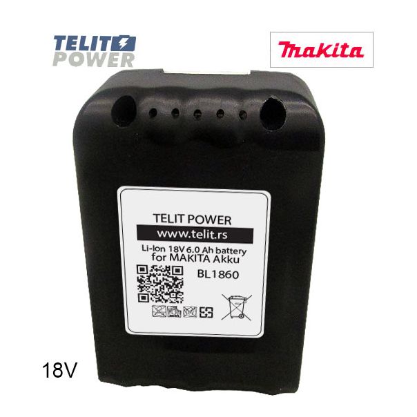 TELIT POWER 18V 6000mAh LiIon - Baterija za ručni alat MAKITA BL1860 - EP3285027
