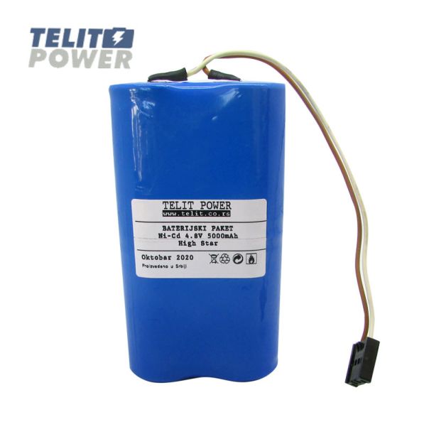 TELIT POWER Baterija NICD 4.8V 5000mAh za BEISSBARTH mašinu za reglažu trapa - EP3284826