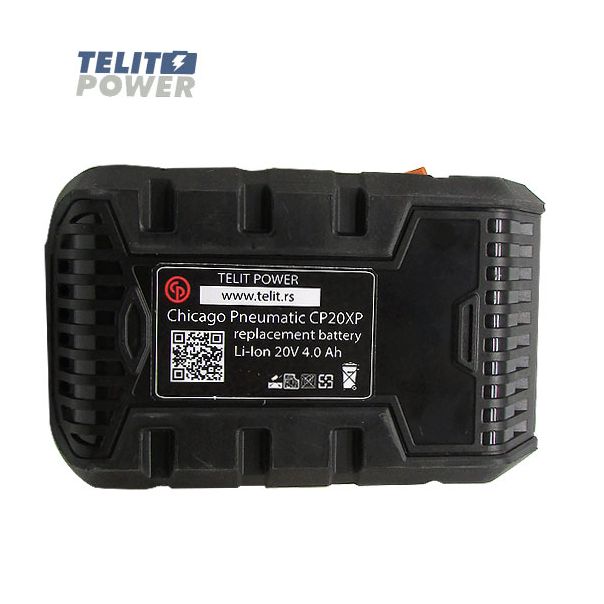 TELIT POWER Baterija za ručni alat Li-Ion 20V 4000mAh CHICAGO PNEUMATIC CP20XP40 - EP3283662