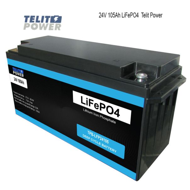 TELIT POWER Akumulator 24V 105Ah TPB-LFP24105 LiFePO4 Telit Power - EP3284634