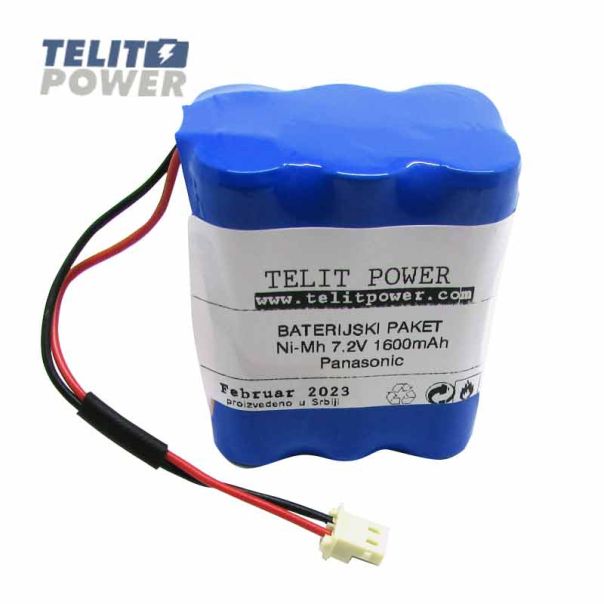 TELIT POWER Alaris GW NiMH paket 7,2 V 1600 mAh Panasonic 1000EL00349 - EP3283821
