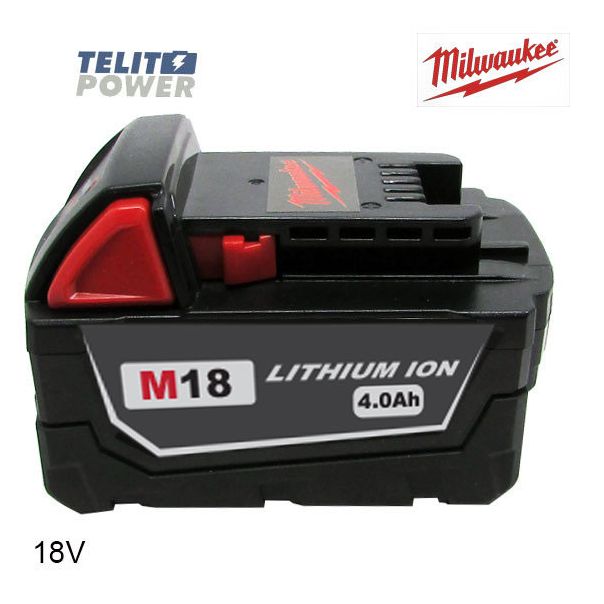 TELIT POWER Milwaukee M18 4.0Ah REDLITHIUM™ XC Baterija – Produžena snaga za zahtevne zadatk - EP3284769