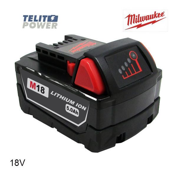 TELIT POWER Milwaukee M18 5.0Ah REDLITHIUM™ Baterija – Dugotrajna snaga za profesionalce - EP3285834