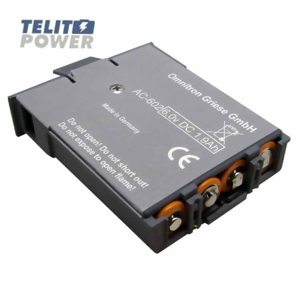 TELIT POWER Baterija NIMH 6V 1900mAh Panasonic AC-602 za VIBROTEST VT60 - EP3286895