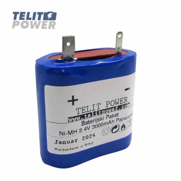 TELIT POWER Baterija NiMH 2.4V 3000mAh PANASONIC za ZUMTOBEL 04797088 - EP3285924