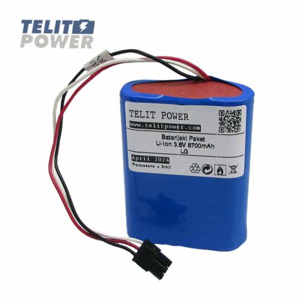 TELIT POWER Baterija Li-Ion 3.7V 8700mAh LG za CTIPC-670 Ctronics IP WLAN kameru - EP3284160