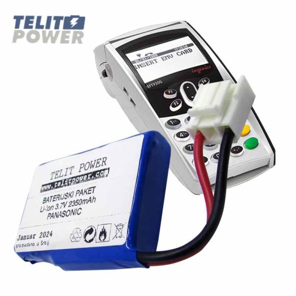 TELIT POWER Li-Ion baterija 3.7V 2350mAh za Ingenico EFT930 POS terminal - EP3284547
