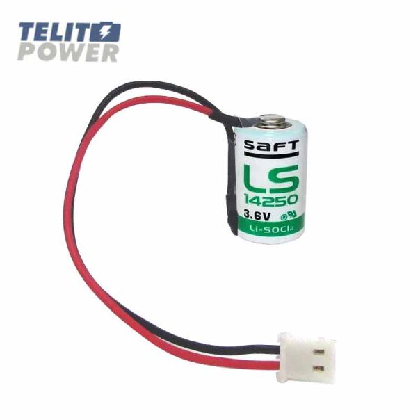 SAFT Litijumska PLC baterija 1/2AA 3.6V 1200mAh LS14250 SAFT za PLC DVP-SX - EP3304751