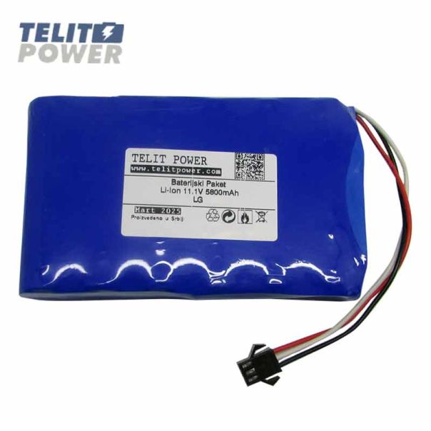 TELIT POWER BITOS BT-740 Li-ion paket 11,1 V 5800 mAh LG - EP3284772