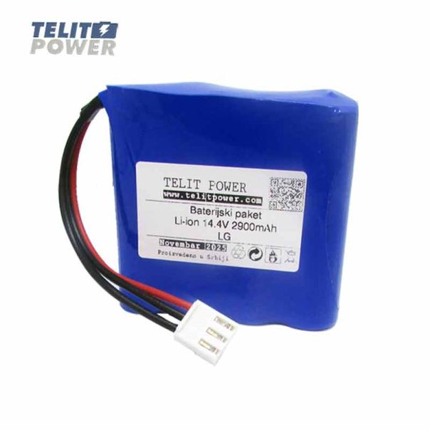 TELIT POWER Baterijski paket 14.4V 2900mAh za EKG/ECG MAC 3 – LG INR18650-M29 ćelije - EP3287198