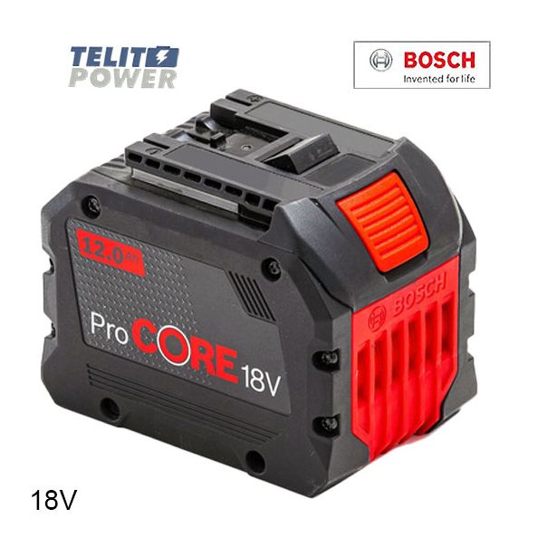 TELIT POWER Bosch ProCore 18V 12Ah Li-ion baterija – Maksimalna snaga i izdržljivost - EP3285563