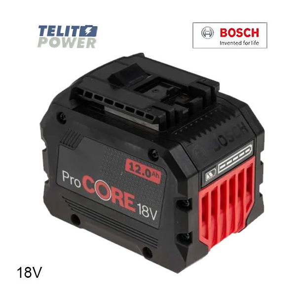 TELIT POWER Bosch ProCore 18V 12Ah Li-ion baterija – Maksimalna snaga i izdržljivost - EP3285563