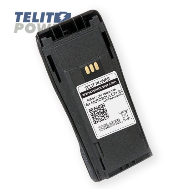 TELIT POWER Baterija NNTN4496AR NIMH 7.2V 1600mAh Panasonic za radio stanicu MOTOROLA CP150 - EP3285813
