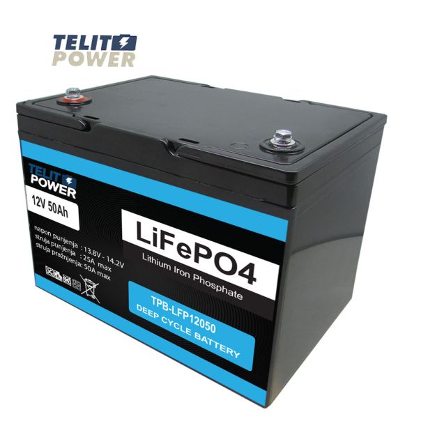 TELIT POWER Akumulator 12V 50Ah TPB-LFP12050 LiFePO4 - EP3284823