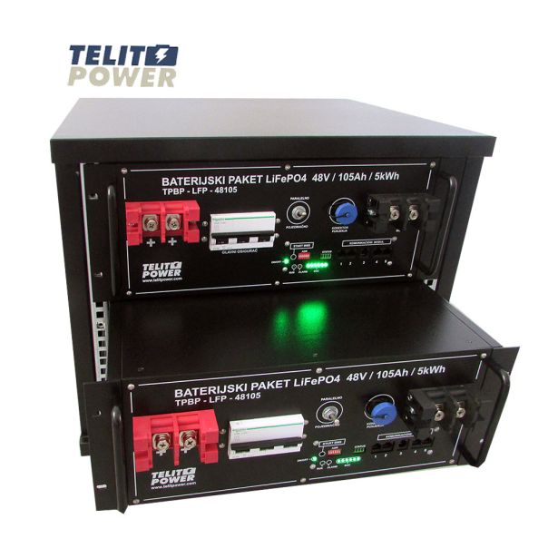 TELIT POWER LiFePO4 baterijski kabinet 48 V 105 Ah 10 kWh LFP-48105 - EP3286904