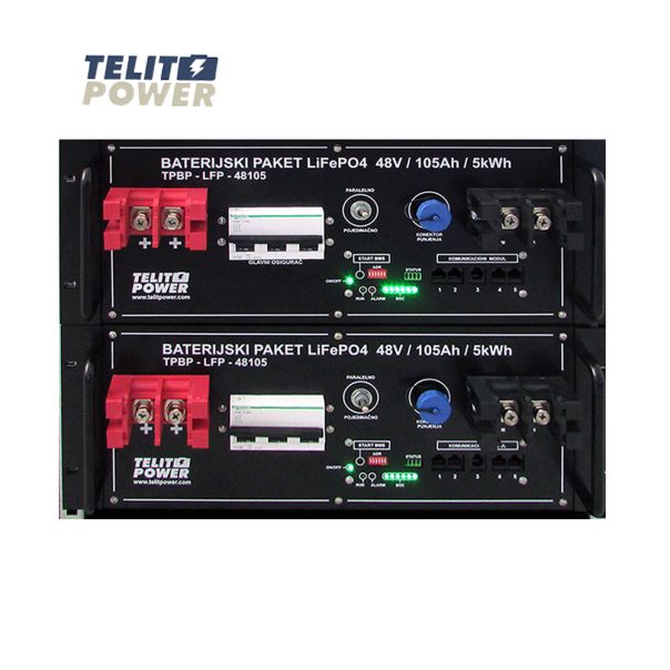 TELIT POWER LiFePO4 baterijski kabinet 48 V 105 Ah 10 kWh LFP-48105 - EP3286904