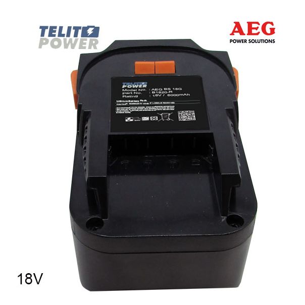 TELIT POWER 18V 6000mAh LiIon - Baterija za ručni alat AEG L1830R - EP3287378