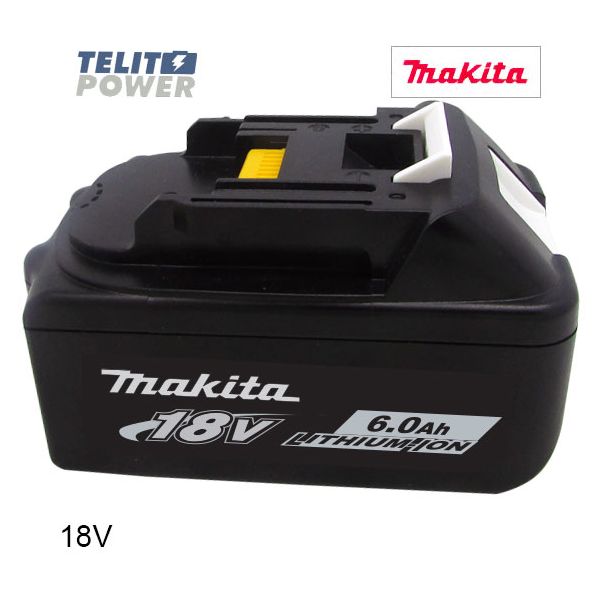 TELIT POWER 18V 6000mAh LiIon - Baterija za ručni alat MAKITA BL1860 sa indikatorom - EP3283548