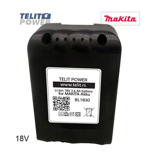 TELIT POWER 18V 2600mAh LiIon - Baterija za ručni alat MAKITA BL1850 sa indikatorom - EP3285758