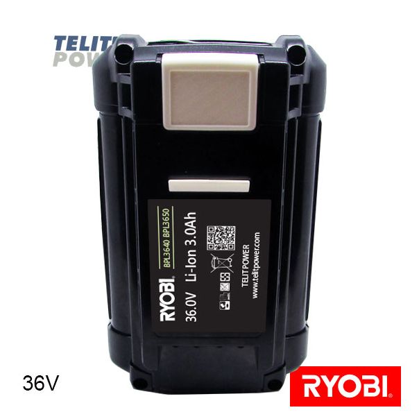 TELIT POWER 36V 3000mAh Litijum Ion - Baterija za ručni alat RYOBI BPL3640 BPL3650 - EP3286997